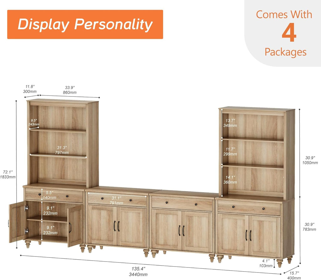 Oak Entertainment Center