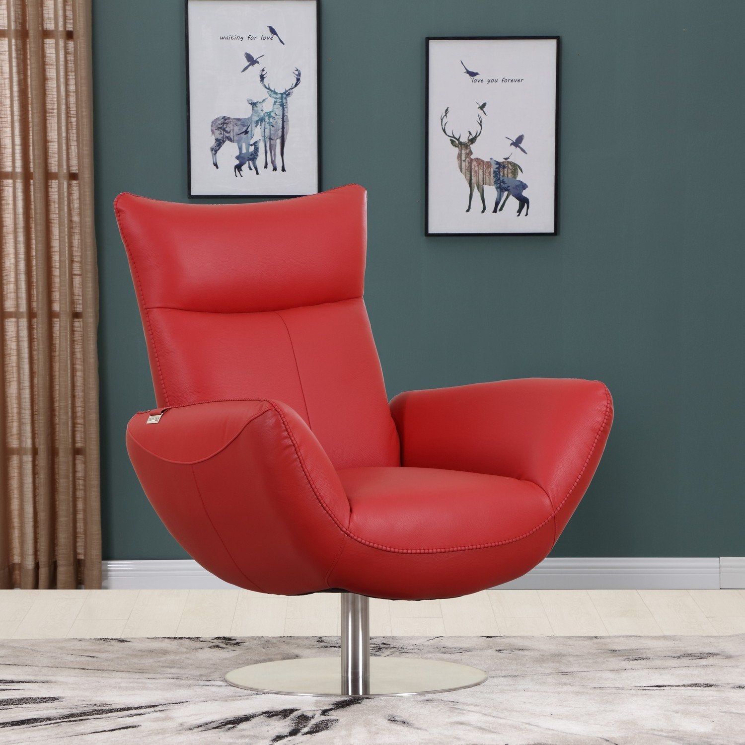 Bella Leather Lounge Chair