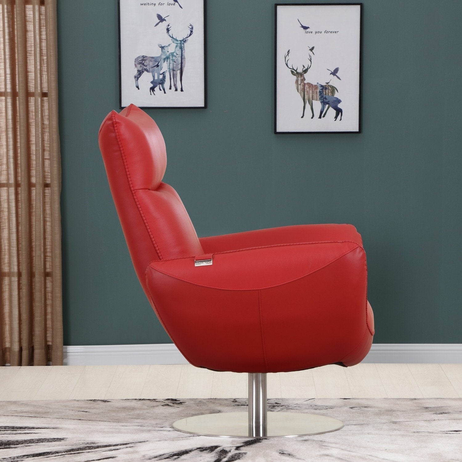 Bella Leather Lounge Chair