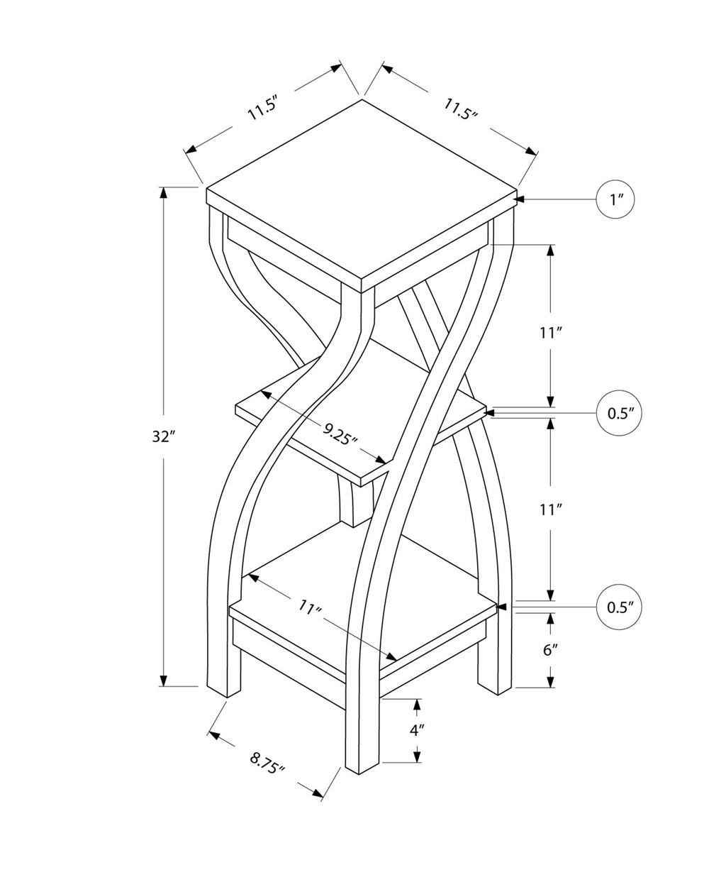 Space X Accent Table
