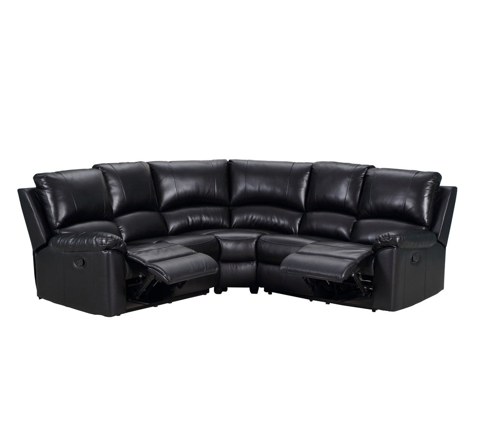 Black Power Reclining Sectional