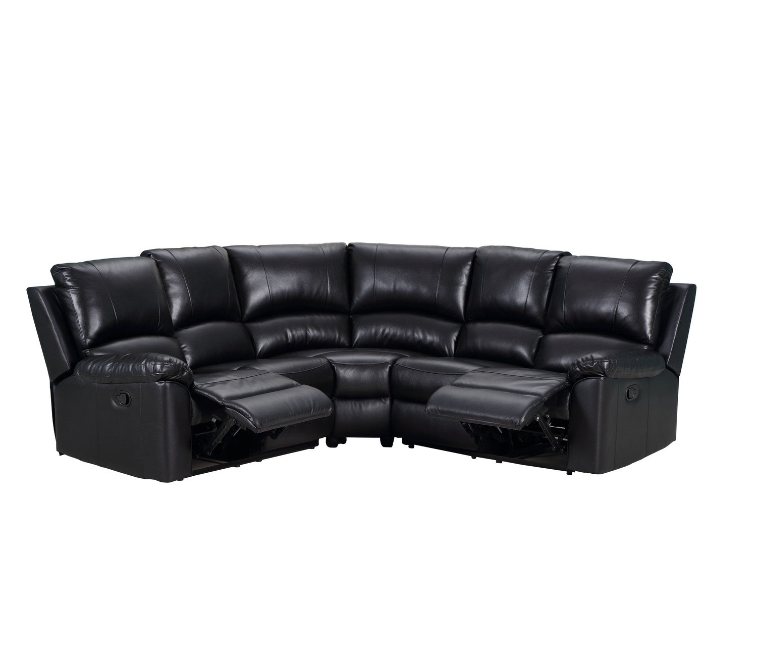 Black Power Reclining Sectional