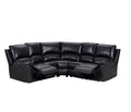 Black Power Reclining Sectional