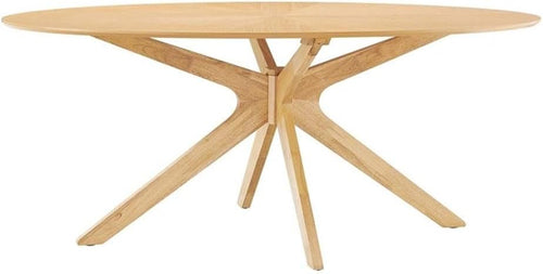Star Oak Oval Dining Table