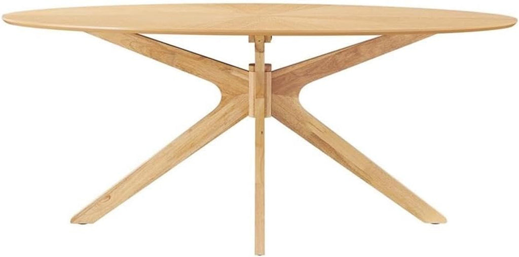 Star Oak Oval Dining Table