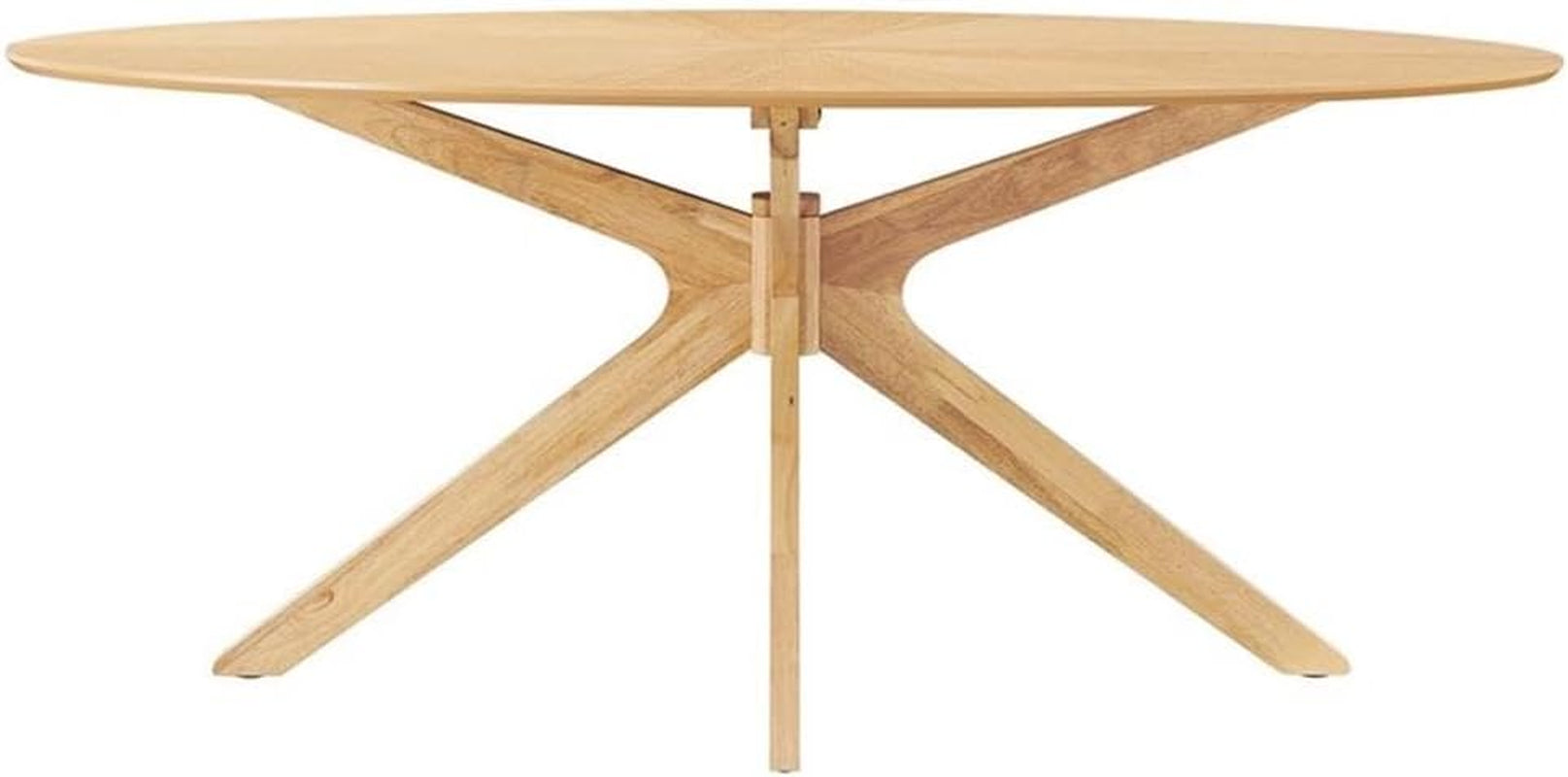 Star Oak Oval Dining Table